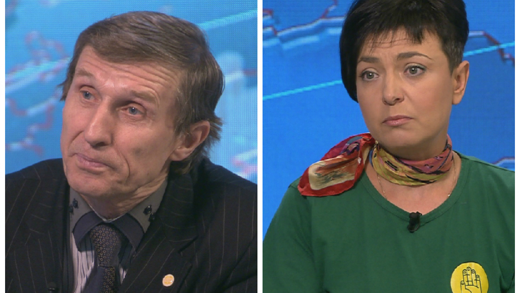 Председатель движения "Федеральный сельсовет" Василий Мельниченко. Представитель фонда "Хорошие люди" Юлия Арсеньева | Кино | ОТР - Общественное Телевидение России