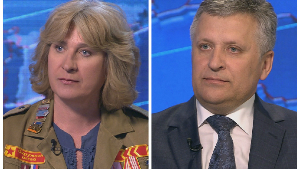 Руководитель штаба студотрядов ЦФО Елена Судакова. Глава города Белокуриха Сергей Криворученко | Программы | ОТР - Общественное Телевидение России