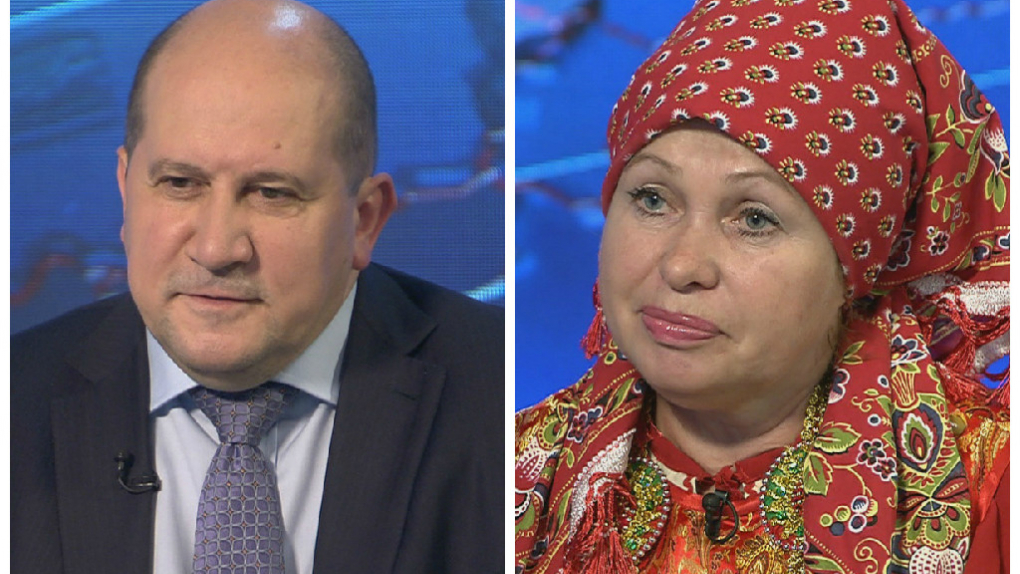 Ректор Университета технологии и дизайна Алексей Демидов. Начальник отдела развития туризма Гайворонского района Екатерина Алиханова | Программы | ОТР - Общественное Телевидение России
