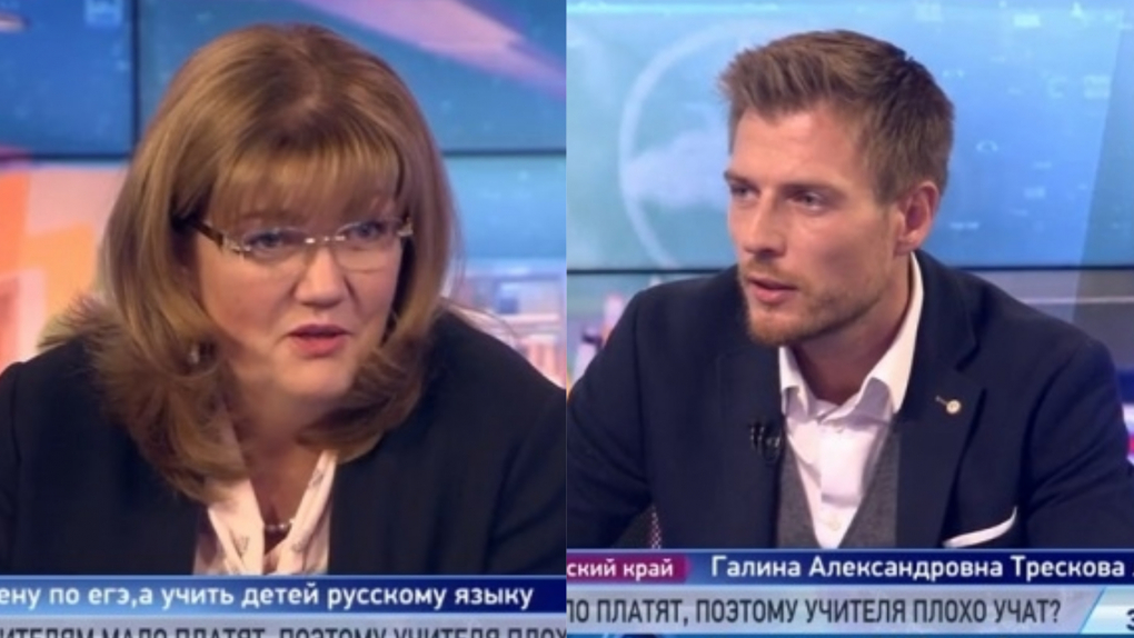 Ольга Ярославская и Константин Деревянко. Реальные цифры: зарплаты учителей — итоги опроса ОТР | Программы | ОТР - Общественное Телевидение России