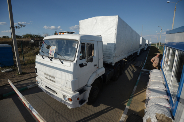 В Луганск прибыли первые грузовики с гуманитарным грузом из России | Новости | ОТР