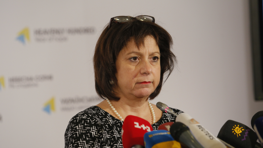 Украина признает долг перед Россией в 3 млрд долларов | Новости | ОТР На фото: министр финансов Украины Наталия Яресько