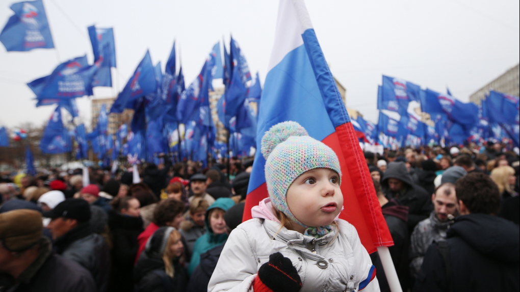 В Москве прошли шествие и митинг в честь Дня народного единства | Новости | ОТР