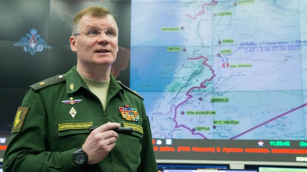 Минобороны РФ располагает снимками техники боевиков рядом с базой США в Сирии | Новости | ОТР