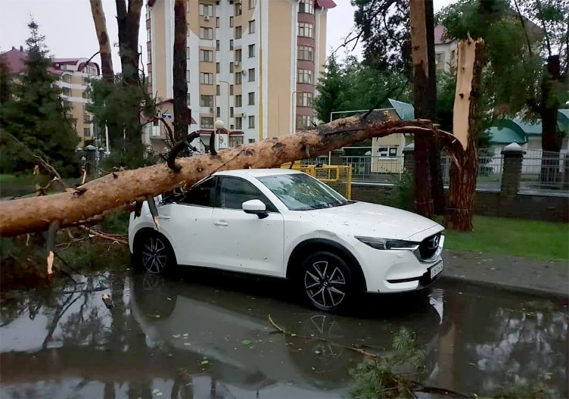Разрушительный ураган обрушился ночью на Барнаул | Новости | ОТР Фото: fotoelenabarnaul / instagram.com