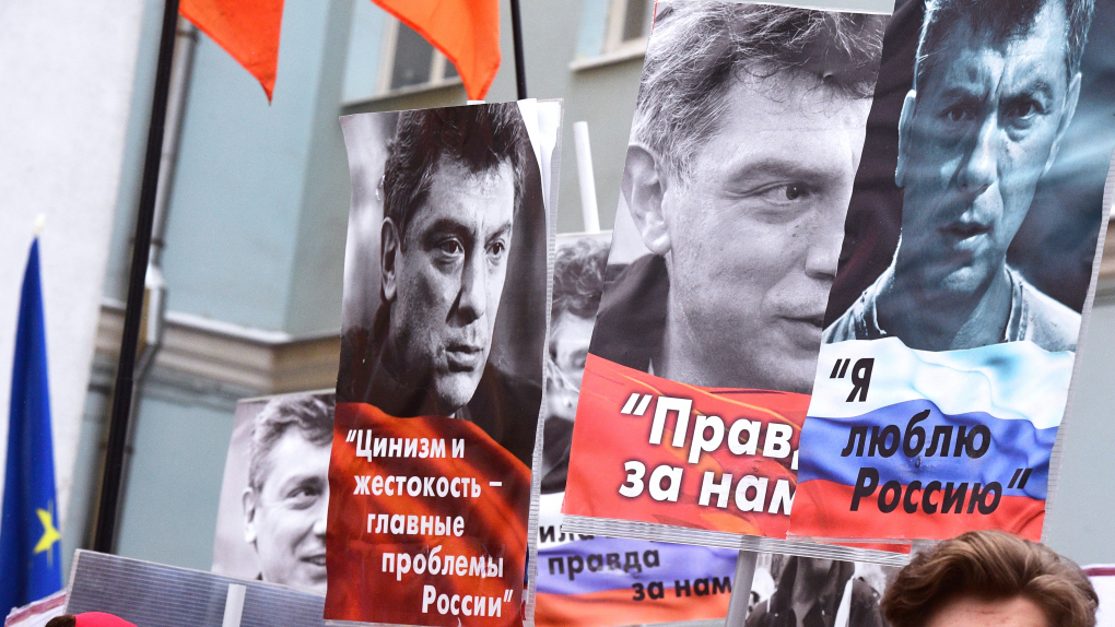 В Москве проходит марш памяти Немцова | Новости | ОТР