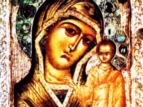 Кадр из фильма «Пропавшая Казанская икона Божьей матери»