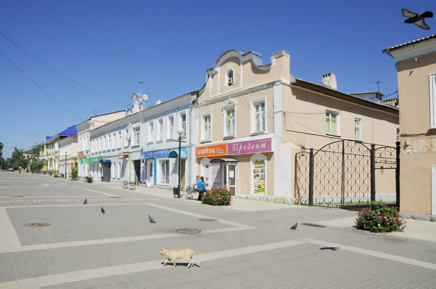 Аптека городе ельце. Елец пешеходная улица.